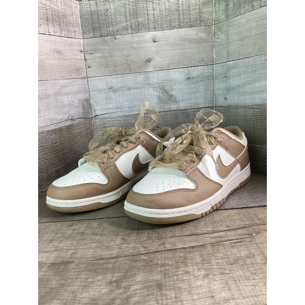 Nike Dunk Low Next Nature Hemp Sail Tan Sneakers IB7311-101 Mens 7.5 Womens 9